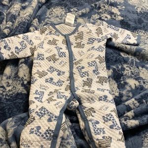 Quilted baby sleeper